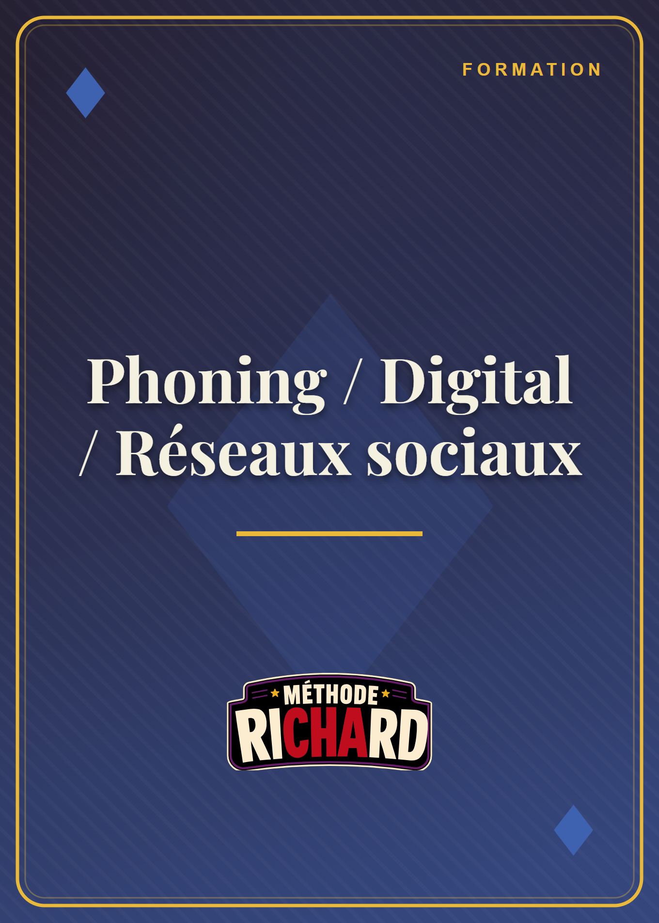 Vignette — Formation e-learning — Phoning / Digital / Réseaux sociaux (Licence équipe)